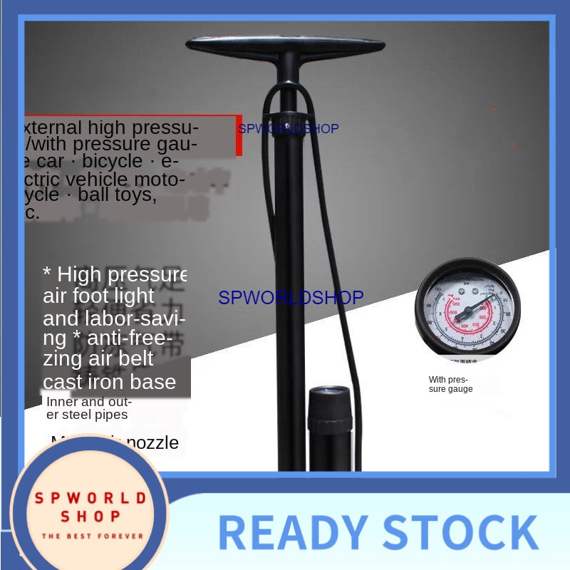 Durable Lightweight Portable Multi-functional Cycling Bike Bicycle Pump Tools Floor Pump Hand Foot