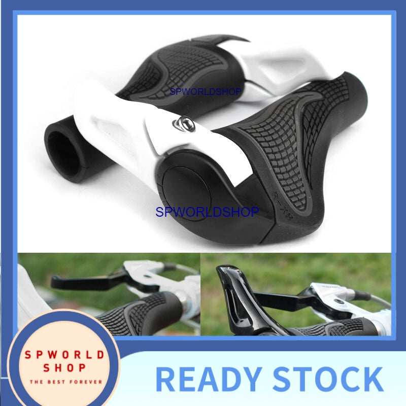 New Universal MTB Mountain Bike Bicycle Handlebar Rubber Cycling Lock-On Bar Ends Grips Human Engineering DeSIGN
