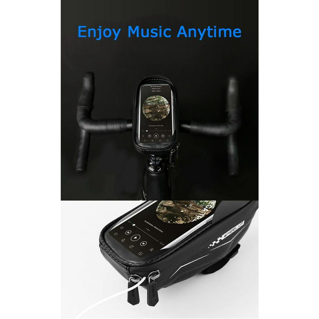Phone Bag Bike Bicycle Strong Rainproof TPU Touch Screen Cell Phone Holder Bicycle Handlebar Bags MTB Frame Pouch Bag