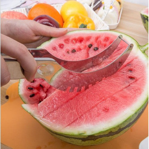 Stainless Steel Watermelon Slicer Cutter Knife Corer