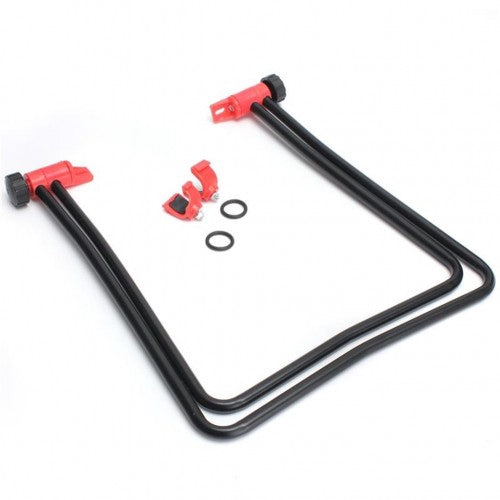 Triangle vertical bike parking holder
