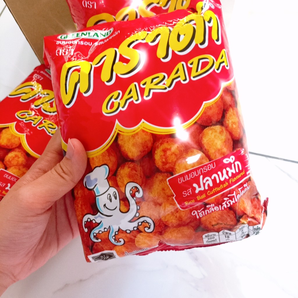Halal Thailand Snack Carada Rice Ball 68g* READY STOCK