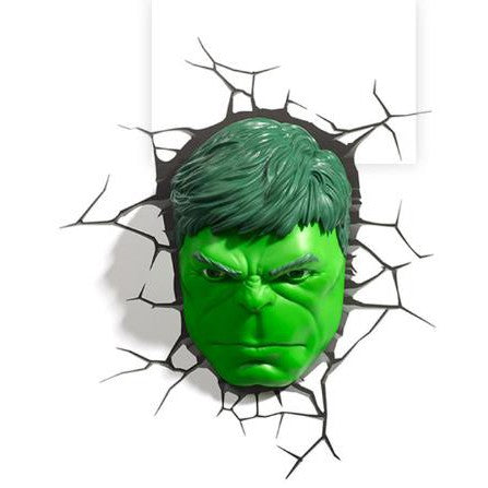 Marvel The Avengers 3D LED Wall Lamp Bedroom Living Room Night Light For Ironman Spiderman Hulk Captain PREORDER