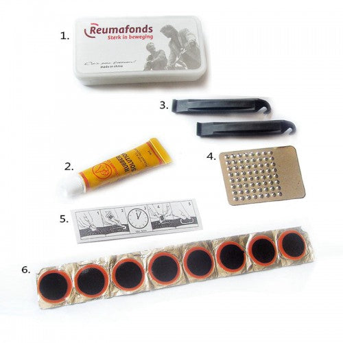 Bicycle repair tools set with carry bag