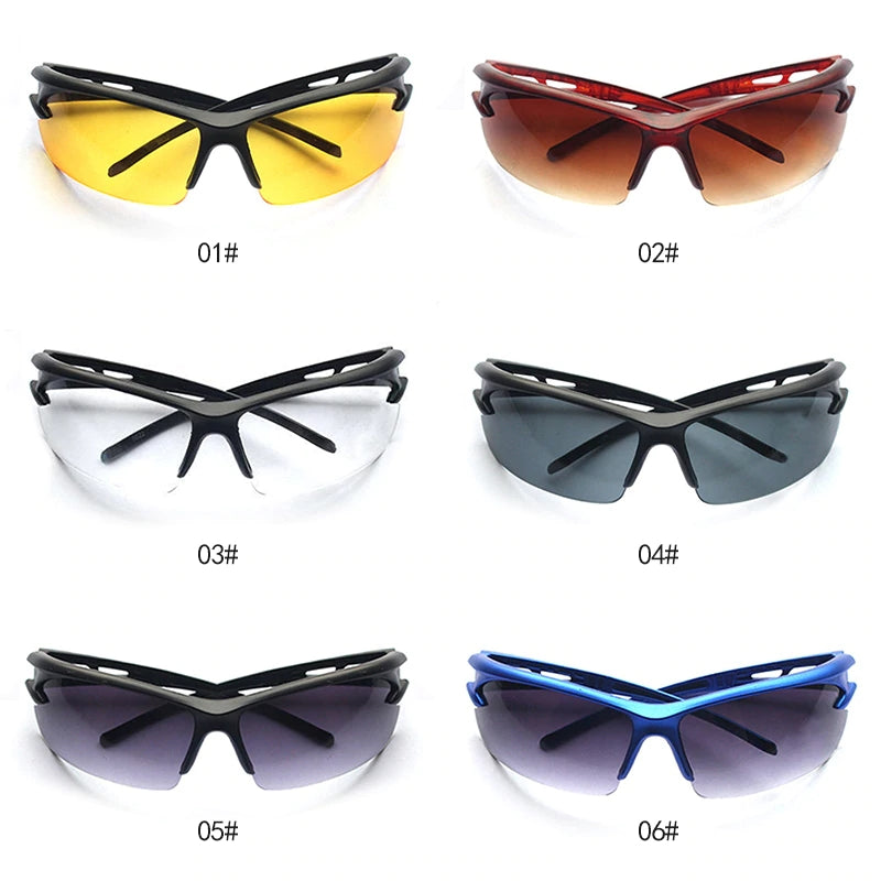Fashion Sport Sunglasses Fishing Driving Hiking Sun Glass Cycling Eyewear Bicycle Bike Wholesale Glasses for Man Women