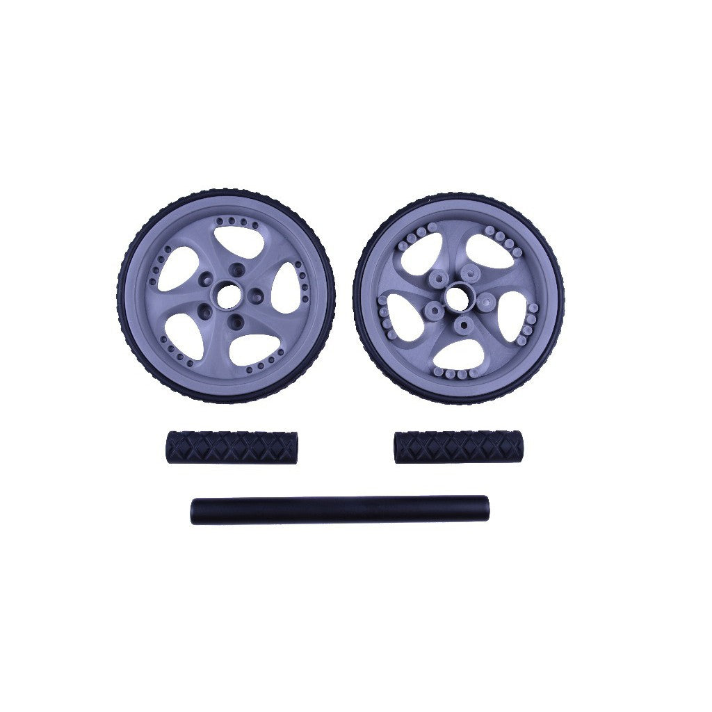 Double-Wheeled Abdominal Press Wheel Rollers Exercise Equipment for Home Gym Body Building Fitness with Hassock PREORDER