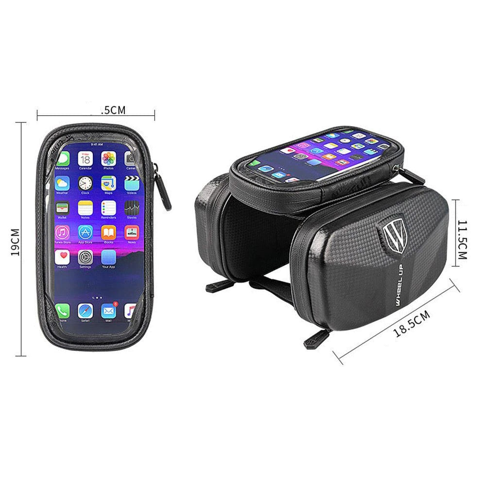 Rainproof Bike Bag Frame Front Top Tube Cycling Bag Reflective 6.0 in Phone Case Touchscreen Bag MTB Bicycle Accessories