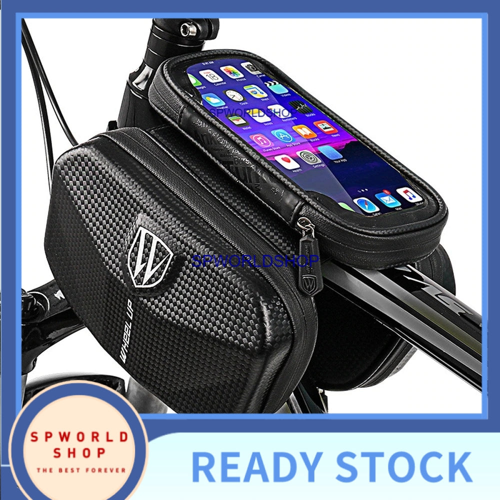 Rainproof Bike Bag Frame Front Top Tube Cycling Bag Reflective 6.0 in Phone Case Touchscreen Bag MTB Bicycle Accessories