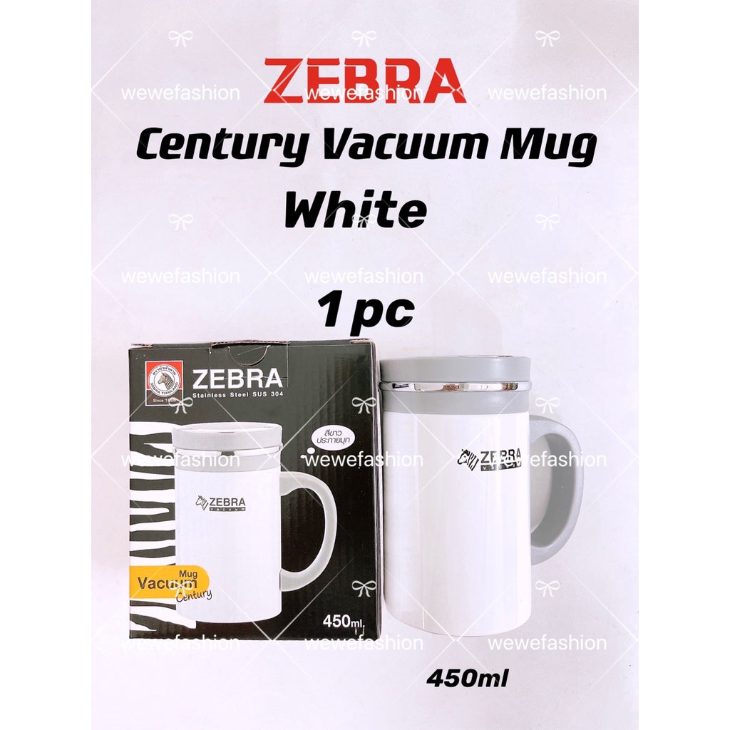 READY STOCK!!!Zebra SUS304 Stainless Steel Century Vacuum Mug 0.45L (450ml)