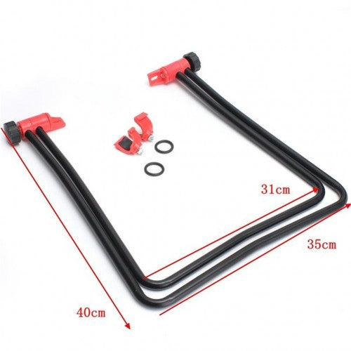 Triangle vertical bike parking holder
