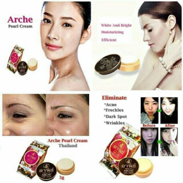 READY STOCK!!! Thailand Kuan Im Pearl Cream 3g / Arche Pearl Cream 3g 泰国观音膏3g/ 泰国雅倩正庄珍珠美容膏3g