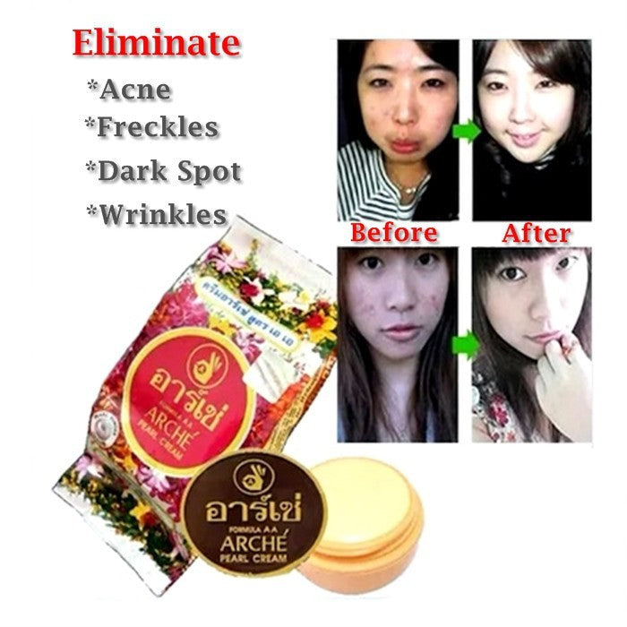 READY STOCK!!! Thailand Kuan Im Pearl Cream 3g / Arche Pearl Cream 3g 泰国观音膏3g/ 泰国雅倩正庄珍珠美容膏3g