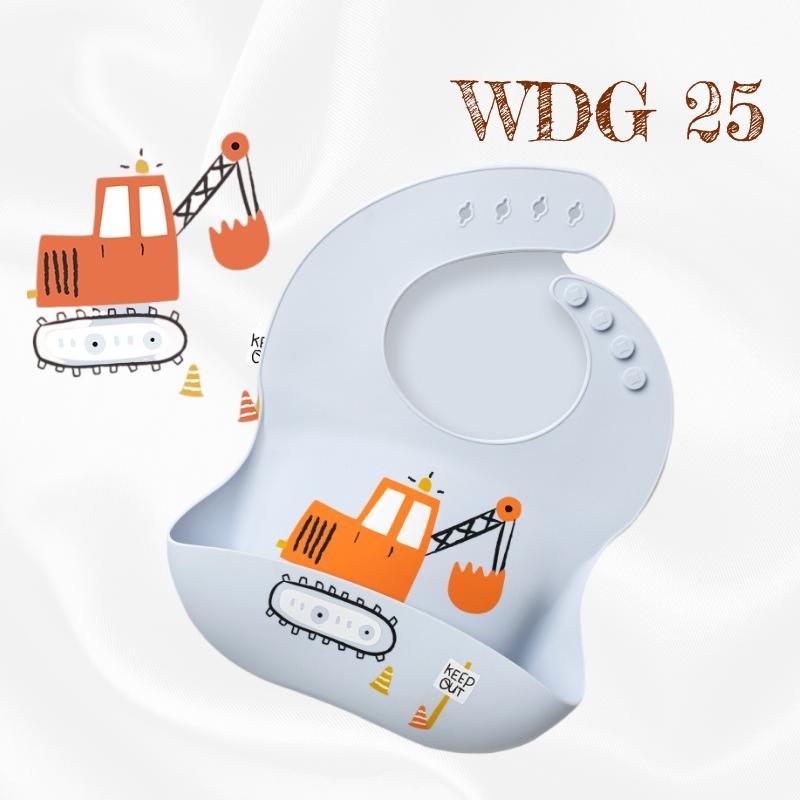 READY STOCK!!! Baby Silicone Bibs | Adjustable Waterproof Feeding Bib | Kids Apron for Mealtime WDG/GJQ 婴儿硅胶围兜 | 可调节防水围嘴