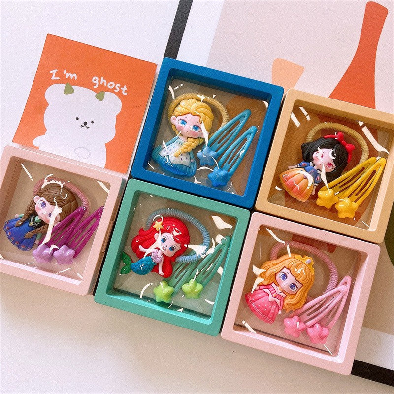 Ins Cute Cartoon Hair Clip Hair Accessory Set-CSW1003