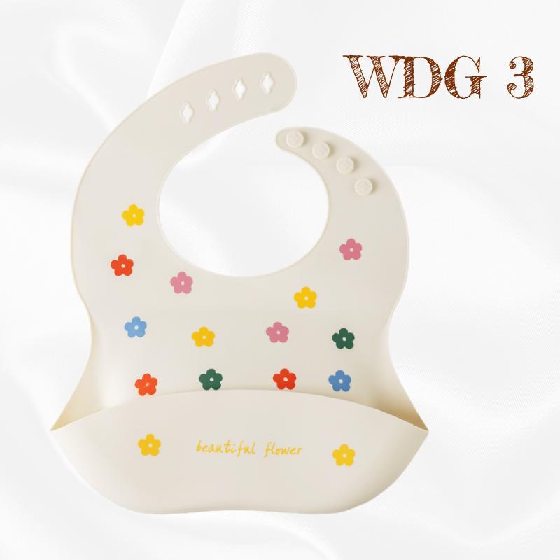 READY STOCK!!! Baby Silicone Bibs | Adjustable Waterproof Feeding Bib | Kids Apron for Mealtime WDG/GJQ 婴儿硅胶围兜 | 可调节防水围嘴