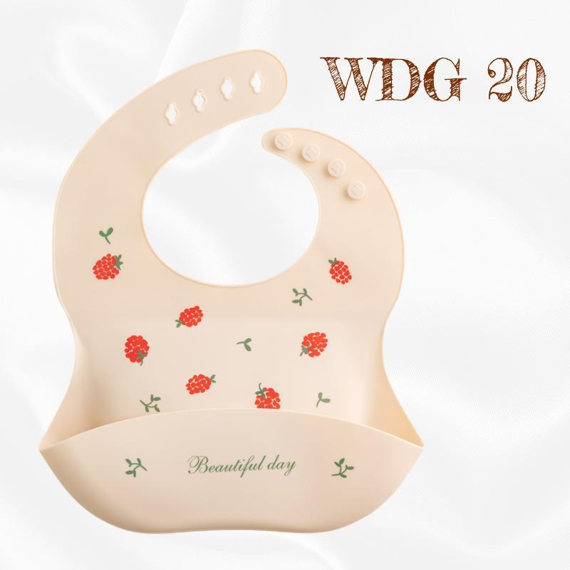 READY STOCK!!! Baby Silicone Bibs | Adjustable Waterproof Feeding Bib | Kids Apron for Mealtime WDG/GJQ 婴儿硅胶围兜 | 可调节防水围嘴