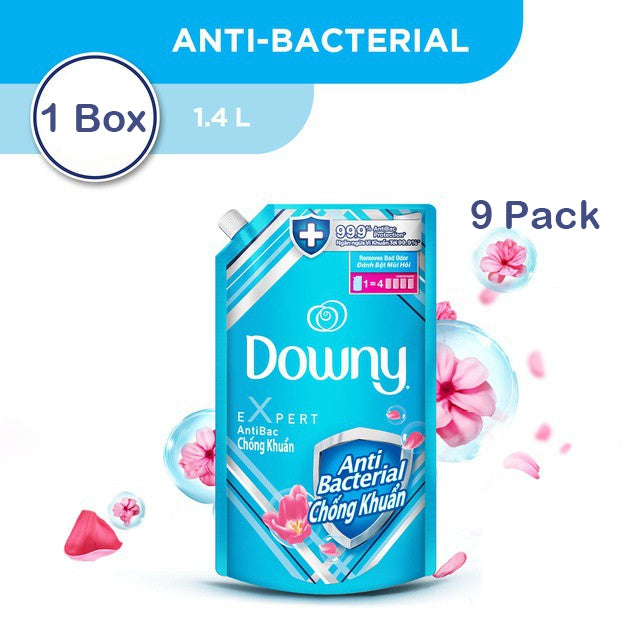 ✅READY STOCK‼️Downy Fabric Softener Refill 1.35L/1.4L/1.5L (1 Box = 9 Packs) | Pewangi Pakaian Tahan Lama Lembut & Segar
