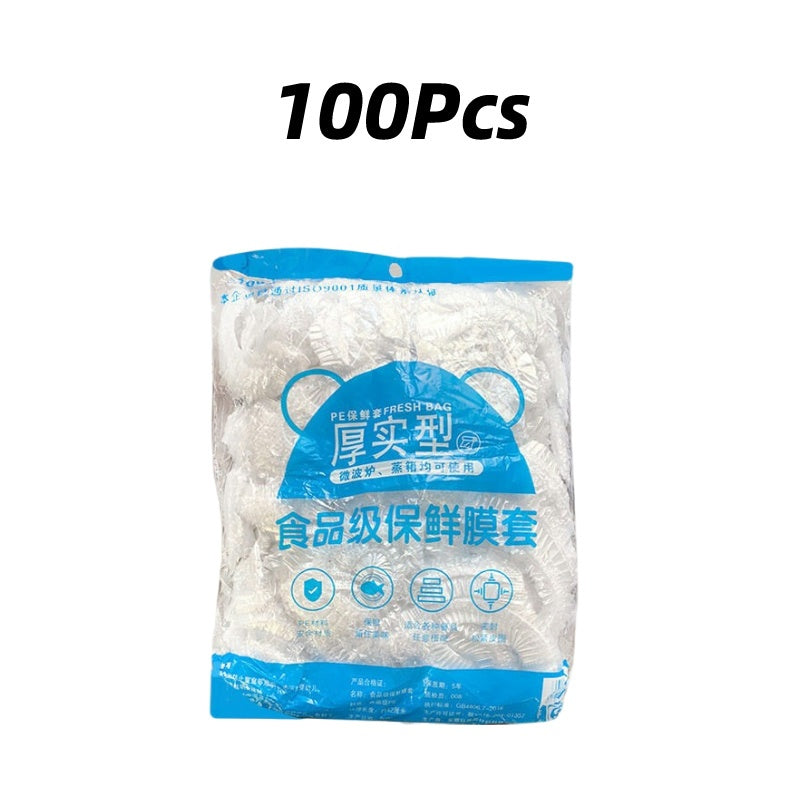 READY STOCK!!! 一次性PE食品级保鲜罩,轻松保鲜食物 Disposable PE Food Grade Food Cover, Easily Preserve Leftovers