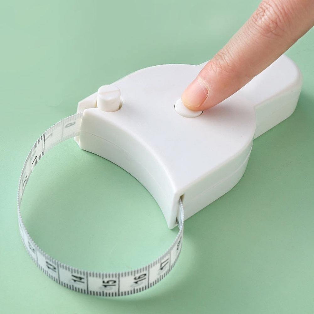 READY STOCK‼️ Body Measuring Tape | Retractable & Accurate | Fitness Waist Chest Leg Measurement 便携式卷尺健身腰围胸围 腿围测量