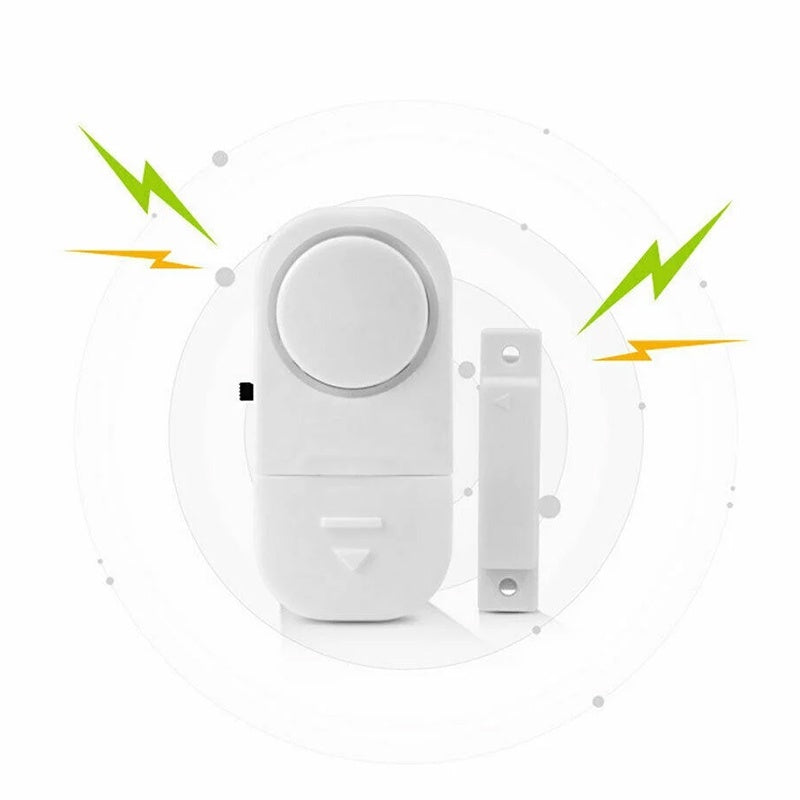 READY STOCK‼️ Wireless Door Window Alarm Magnetic Sensor Home Security Sistem Keselamatan Rumah 防盗报警器