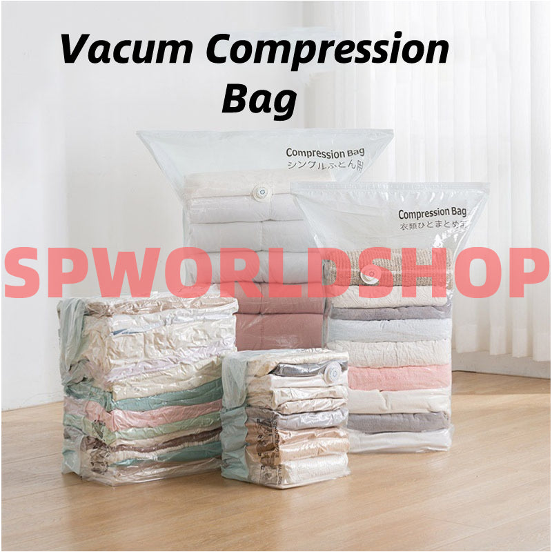 READY STOCK!!! Vacuum Storage Bag | Reusable & Resealable | Thick Quality Vacuum Compression Bag 现货‼️ 真空收纳袋