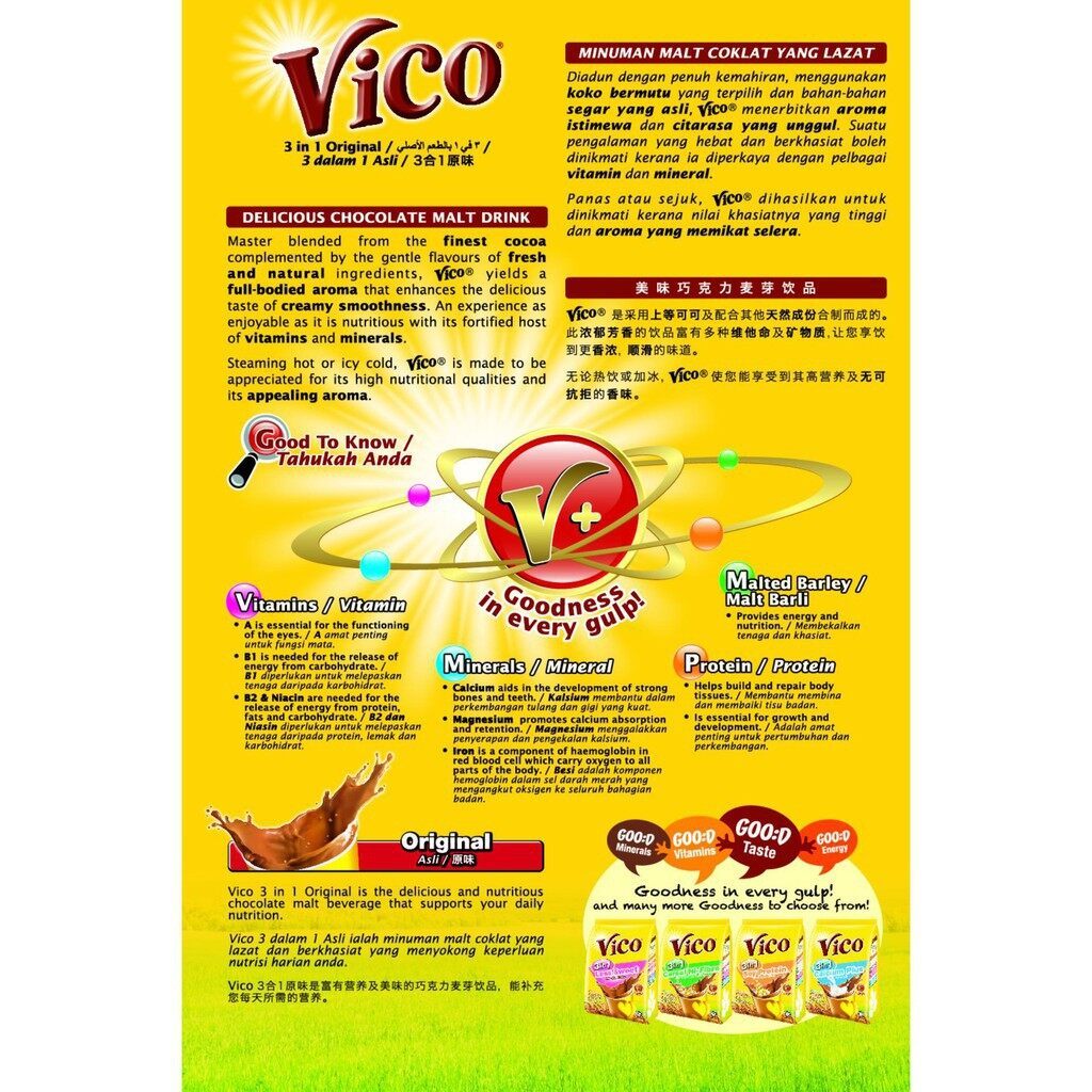 (FREE SHIPPING NO SBH/SRW)Nestle MILO Activ-Go Chocolate Malt Powder / VICO / OVALTINE / NESTUM [200g/400g/1kg/2kg/1.4kg