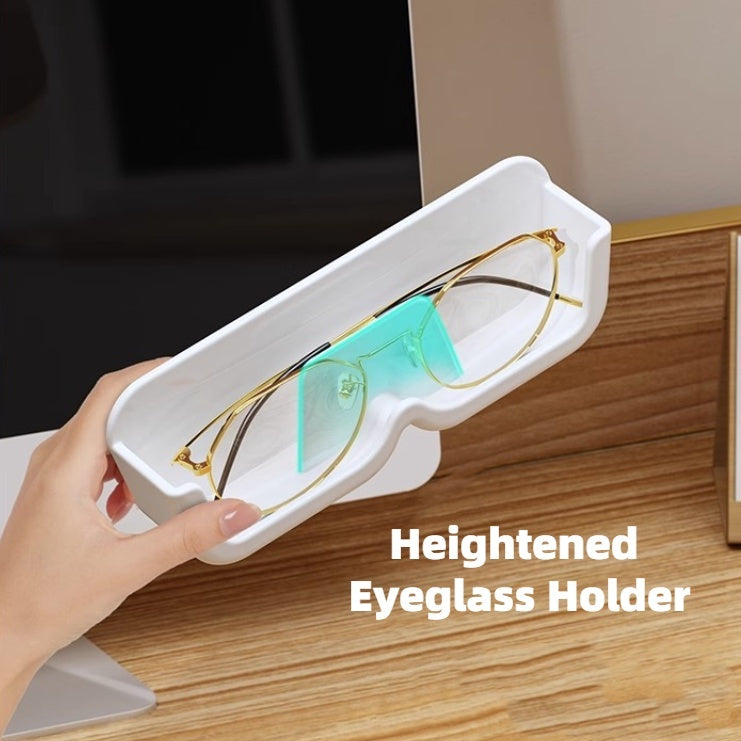 Wall-Mounted Punch-Free Glasses Storage Box | Sunglasses Display Rack | Decorative Eyewear Organizer Shelf 免打孔壁挂式眼镜收纳盒
