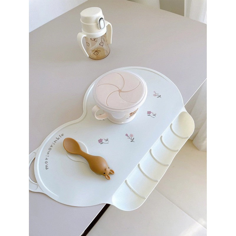 READY STOCK!!! Baby Silicone Placemat | Children's Waterproof Table Mat | Ins Style Portable JM114 婴儿硅胶餐垫 | 儿童防水桌垫