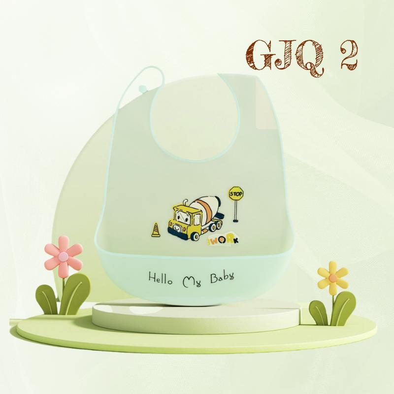 READY STOCK!!! Baby Silicone Bibs | Adjustable Waterproof Feeding Bib | Kids Apron for Mealtime WDG/GJQ 婴儿硅胶围兜 | 可调节防水围嘴