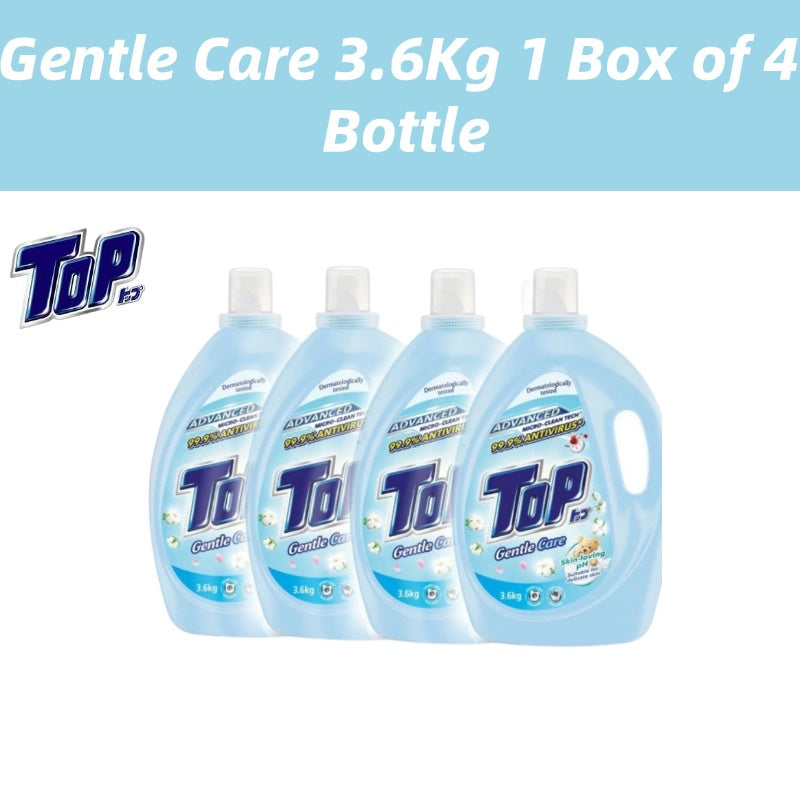 READY STOCK!!! Top Liquid Detergent - 7 Variants 3.6kg Super Hygienic Anti Virus l Box of 4 Bottle