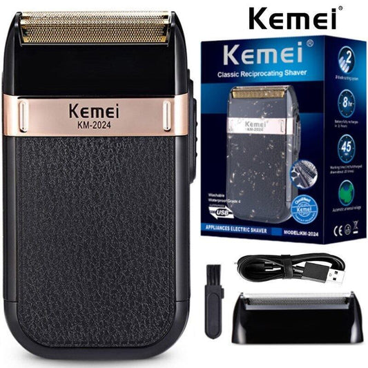 (READYSTOCK) KEMEI KM-2024 Professional Electric Hair Clipper/ Men Rechargeable Cordless Clipper Shaver KEMEI KM-2024