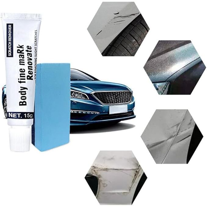 READY STOCK‼️ Car Scratch Remover | Car Scratch Repair Kit | Body Renovate Polishing Grinding | 15g 汽车划痕修复剂 | 车身抛光 研磨修复