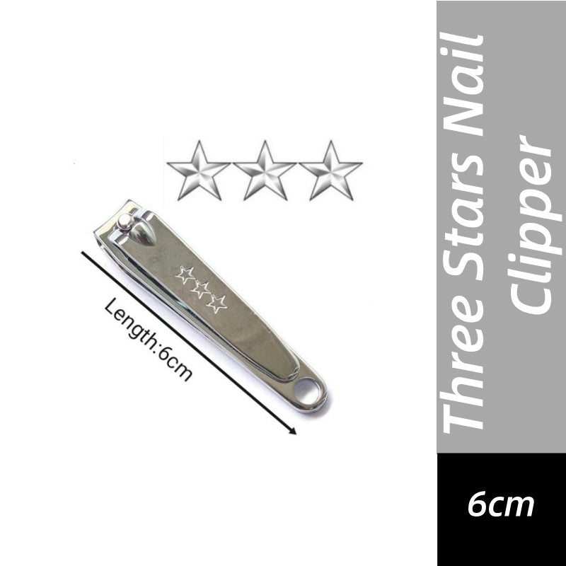 Three Stars Nail Clipper / Kijo Small and Big Nail Clipper 1-Pcs 三星指甲剪