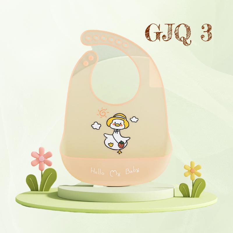 READY STOCK!!! Baby Silicone Bibs | Adjustable Waterproof Feeding Bib | Kids Apron for Mealtime WDG/GJQ 婴儿硅胶围兜 | 可调节防水围嘴