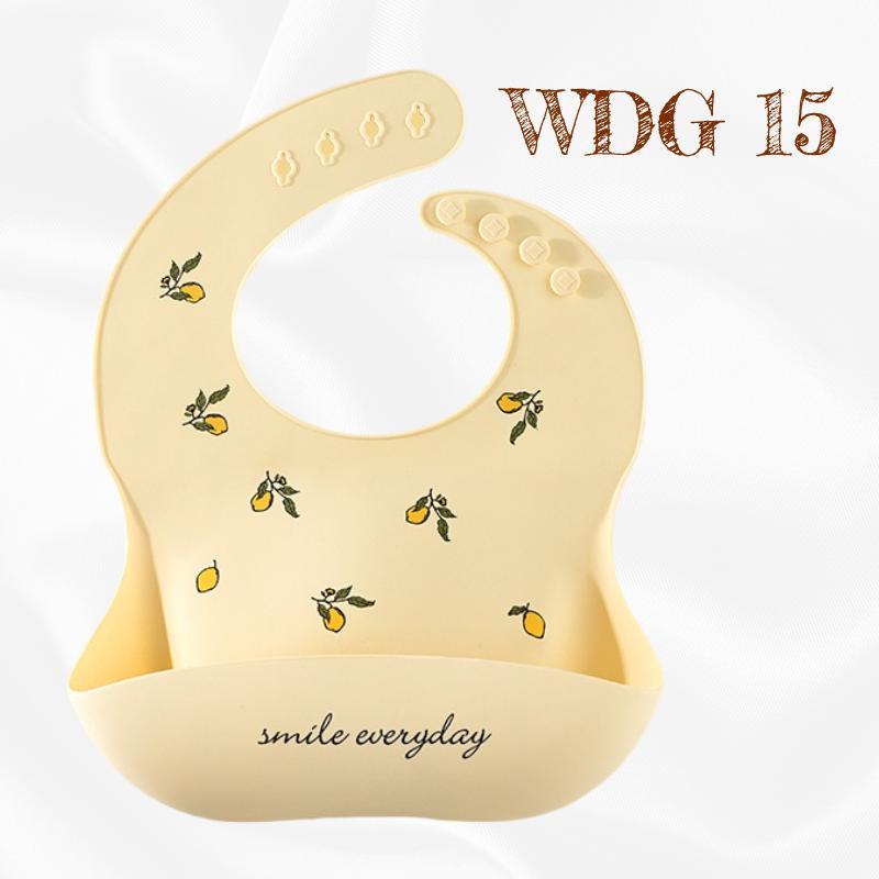 READY STOCK!!! Baby Silicone Bibs | Adjustable Waterproof Feeding Bib | Kids Apron for Mealtime WDG/GJQ 婴儿硅胶围兜 | 可调节防水围嘴