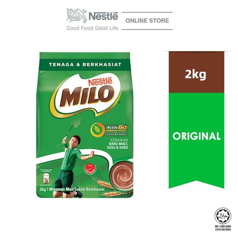 (FREE SHIPPING NO SBH/SRW)Nestle MILO Activ-Go Chocolate Malt Powder / VICO / OVALTINE / NESTUM [200g/400g/1kg/2kg/1.4kg