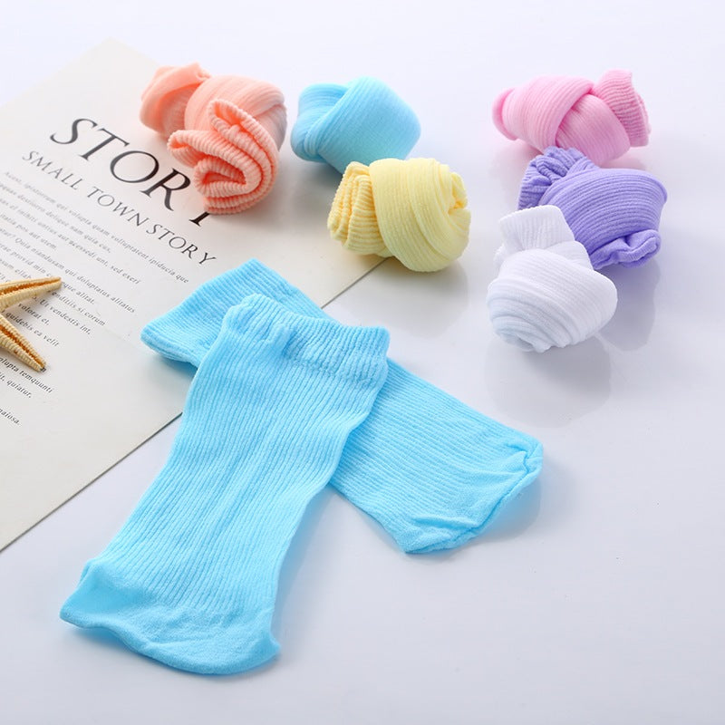 READY STOCK‼️ Baby & Kids Socks (1-6 Years) | Candy Color Socks | Soft & Comfortable | 儿童袜子 (1-6岁)