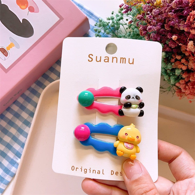 Ins Cute Cartoon Hair Clip Hair Accessory Set-CSW1003