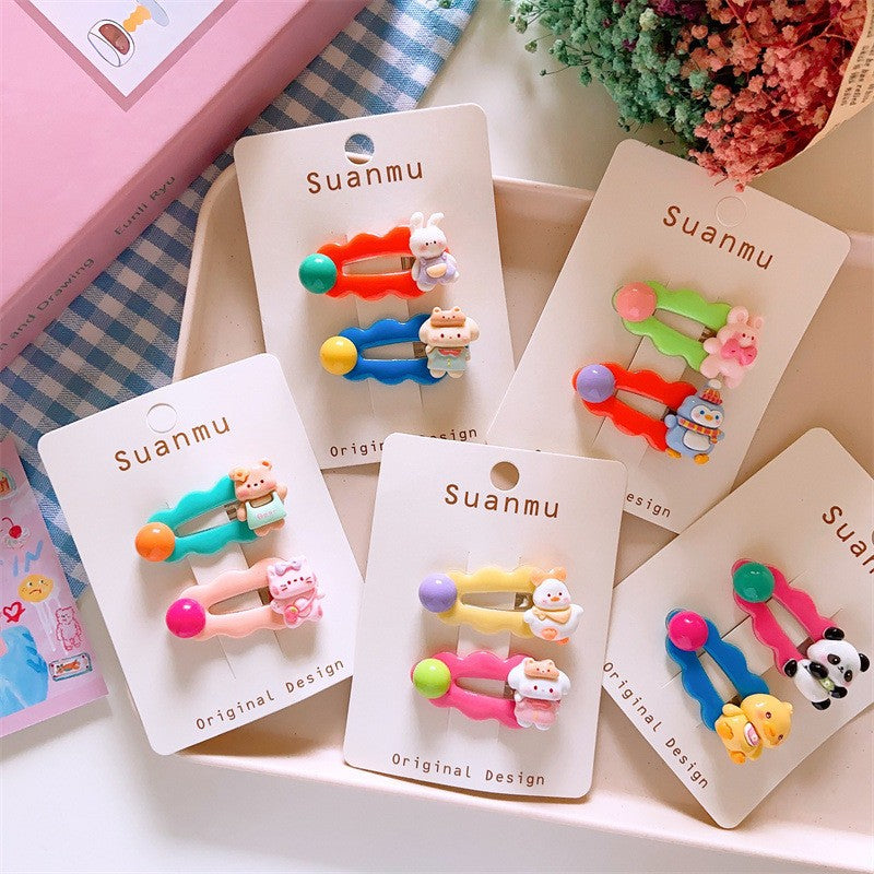 Ins Cute Cartoon Hair Clip Hair Accessory Set-CSW1003