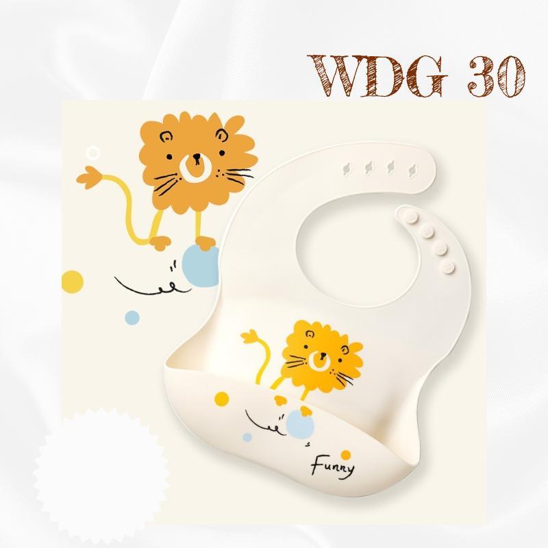 READY STOCK!!! Baby Silicone Bibs | Adjustable Waterproof Feeding Bib | Kids Apron for Mealtime WDG/GJQ 婴儿硅胶围兜 | 可调节防水围嘴