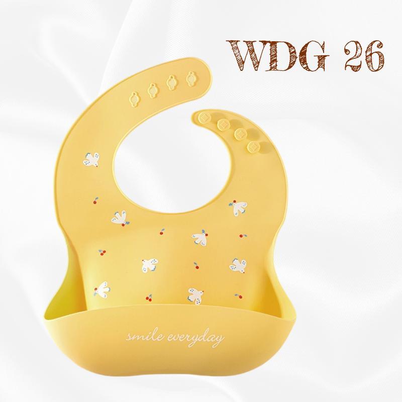 READY STOCK!!! Baby Silicone Bibs | Adjustable Waterproof Feeding Bib | Kids Apron for Mealtime WDG/GJQ 婴儿硅胶围兜 | 可调节防水围嘴