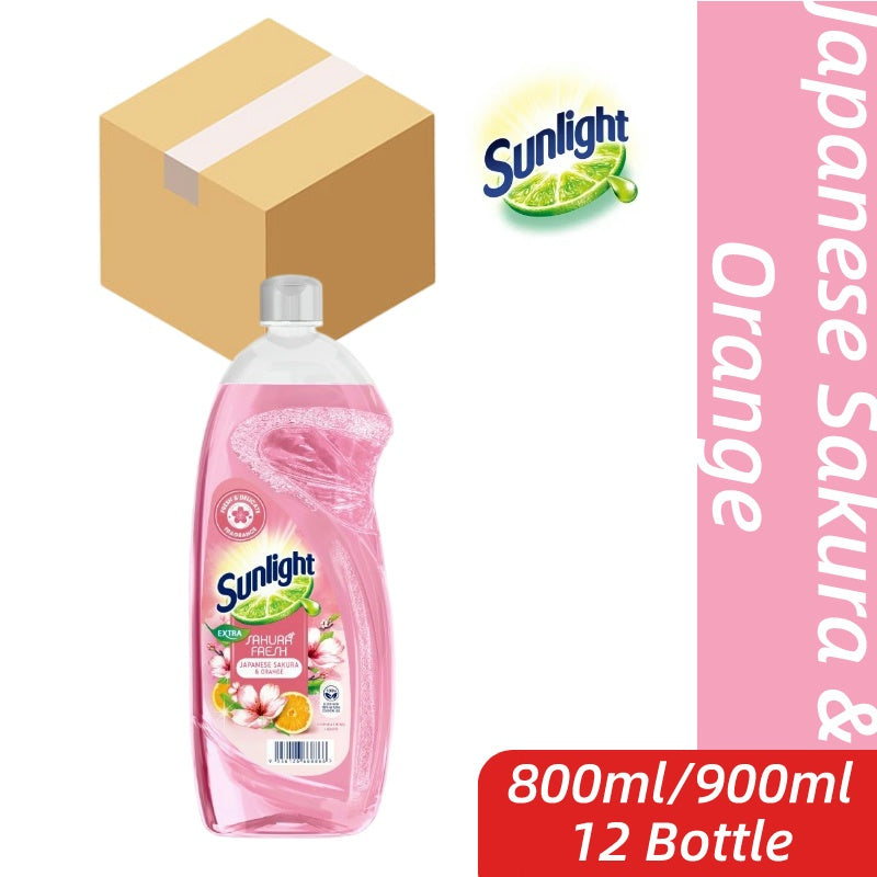 READY STOCK!!! Sunlight Dishwashing Liquid 800/900ml - 7 Variants 1 Box of 12 Bottle