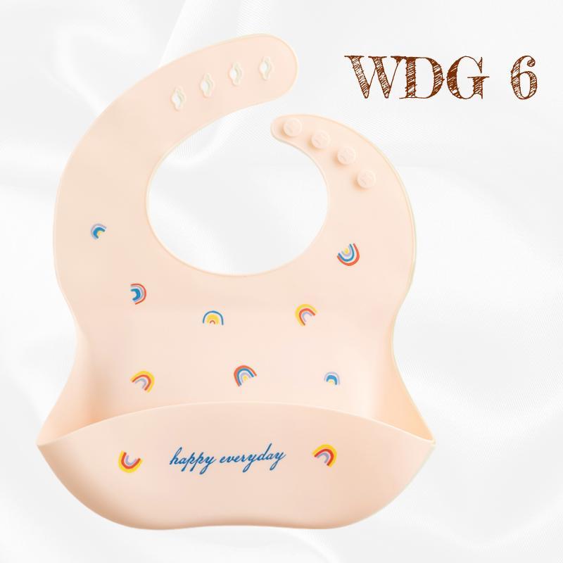 READY STOCK!!! Baby Silicone Bibs | Adjustable Waterproof Feeding Bib | Kids Apron for Mealtime WDG/GJQ 婴儿硅胶围兜 | 可调节防水围嘴