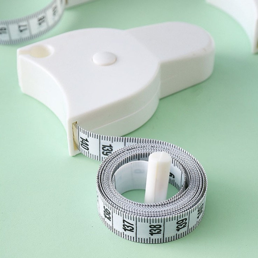 READY STOCK‼️ Body Measuring Tape | Retractable & Accurate | Fitness Waist Chest Leg Measurement 便携式卷尺健身腰围胸围 腿围测量