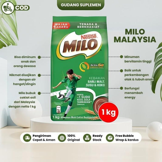 (FREE SHIPPING NO SBH/SRW)Nestle MILO Activ-Go Chocolate Malt Powder / VICO / OVALTINE / NESTUM [200g/400g/1kg/2kg/1.4kg