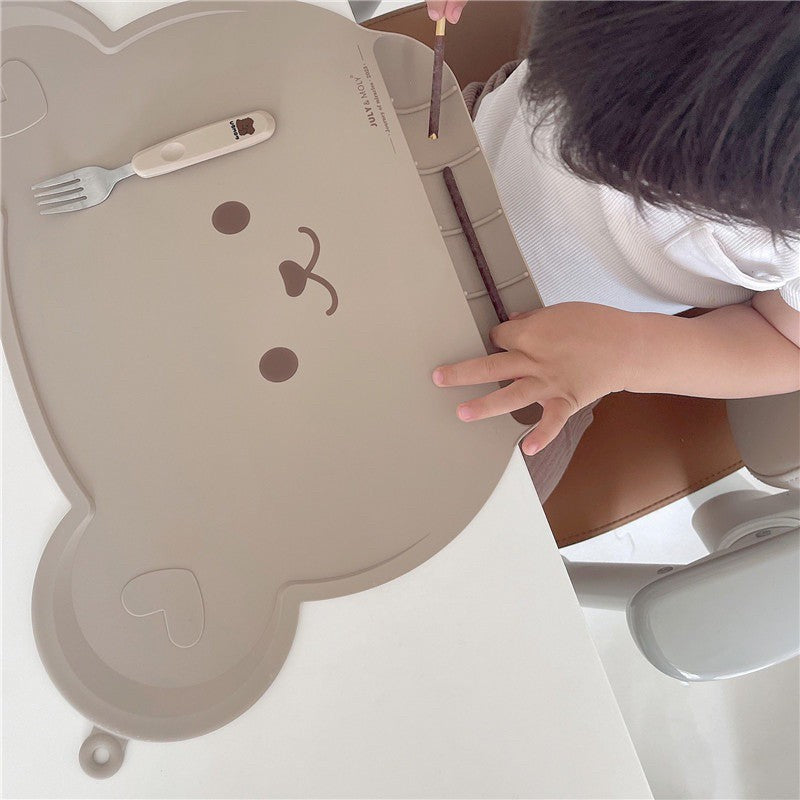 READY STOCK!!! Baby Silicone Placemat | Children's Waterproof Table Mat | Ins Style Portable JM114 婴儿硅胶餐垫 | 儿童防水桌垫