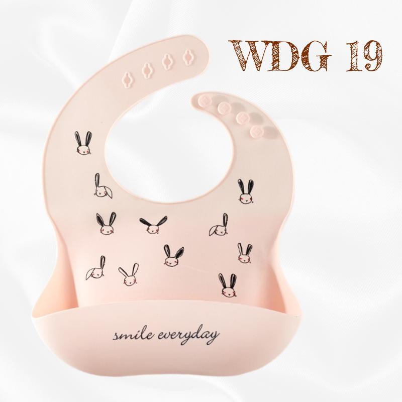 READY STOCK!!! Baby Silicone Bibs | Adjustable Waterproof Feeding Bib | Kids Apron for Mealtime WDG/GJQ 婴儿硅胶围兜 | 可调节防水围嘴