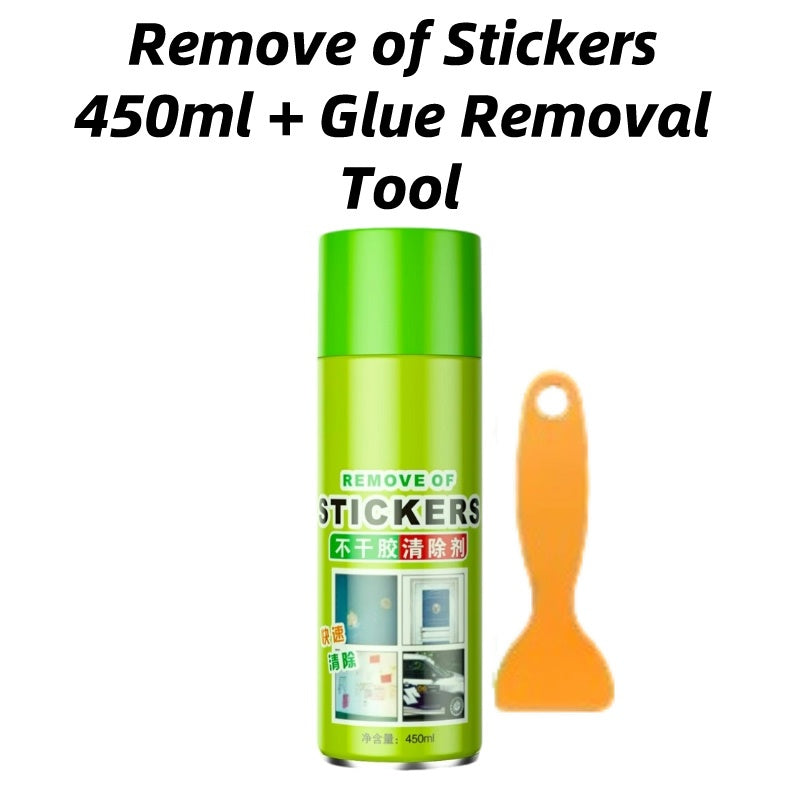 Sticker Remover Spray 450ml/260ml Remove Sticker Spray Youbo Menghilangkan Bekas Gam Tanpa Mencalarkan Spray 除胶剂