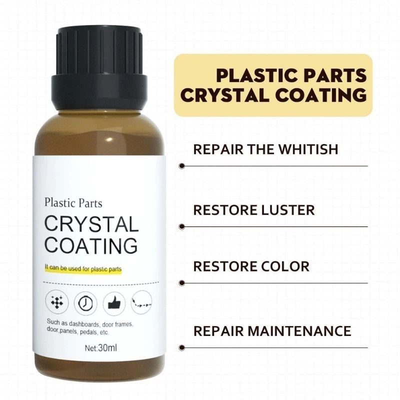 READY STOCK!!! Crystal Coating | Plastic Coating | 30ML 现货‼️ 水晶镀膜 | 塑料镀膜 | 30ML