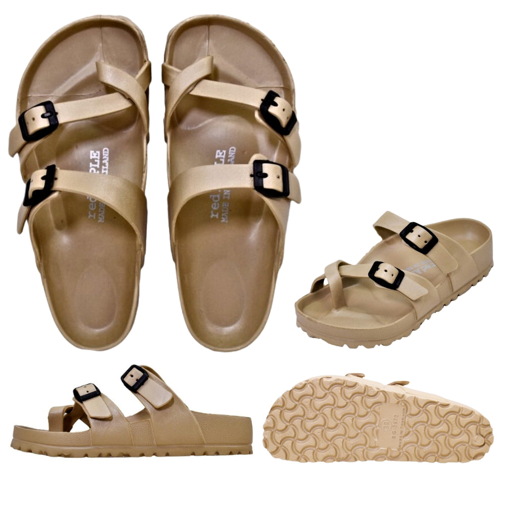 READY STOCKS!!!RED APPLE THAI X-STRIP BG2572 SHOES 泰国防水防滑斜夹脚拖鞋 Original Thailand